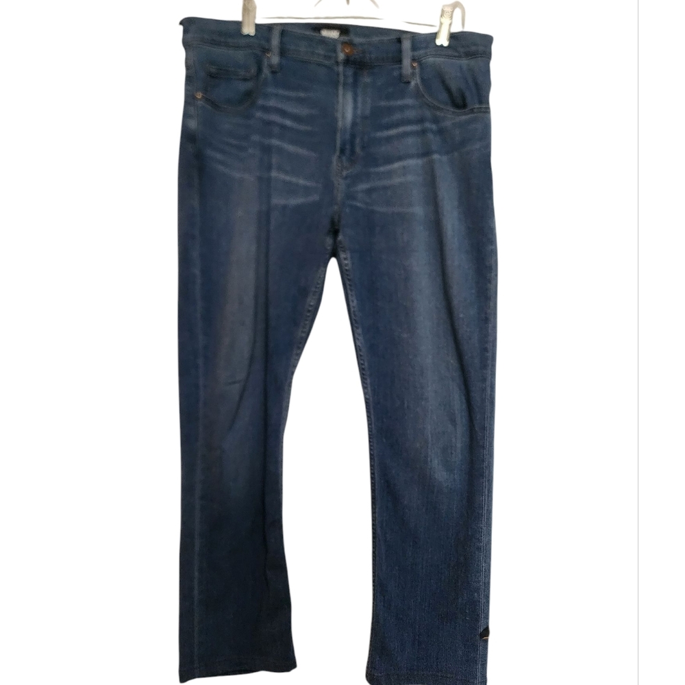 PAIGE Federal Straight Blue Denim Jeans Sz 36